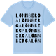 Blue Soul t-shirt med Lönnberga ordlek t-shirt