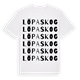 Löpaskog ordlek t-shirt