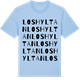Blue Soul t-shirt med Loshyltan ordlek t-shirt
