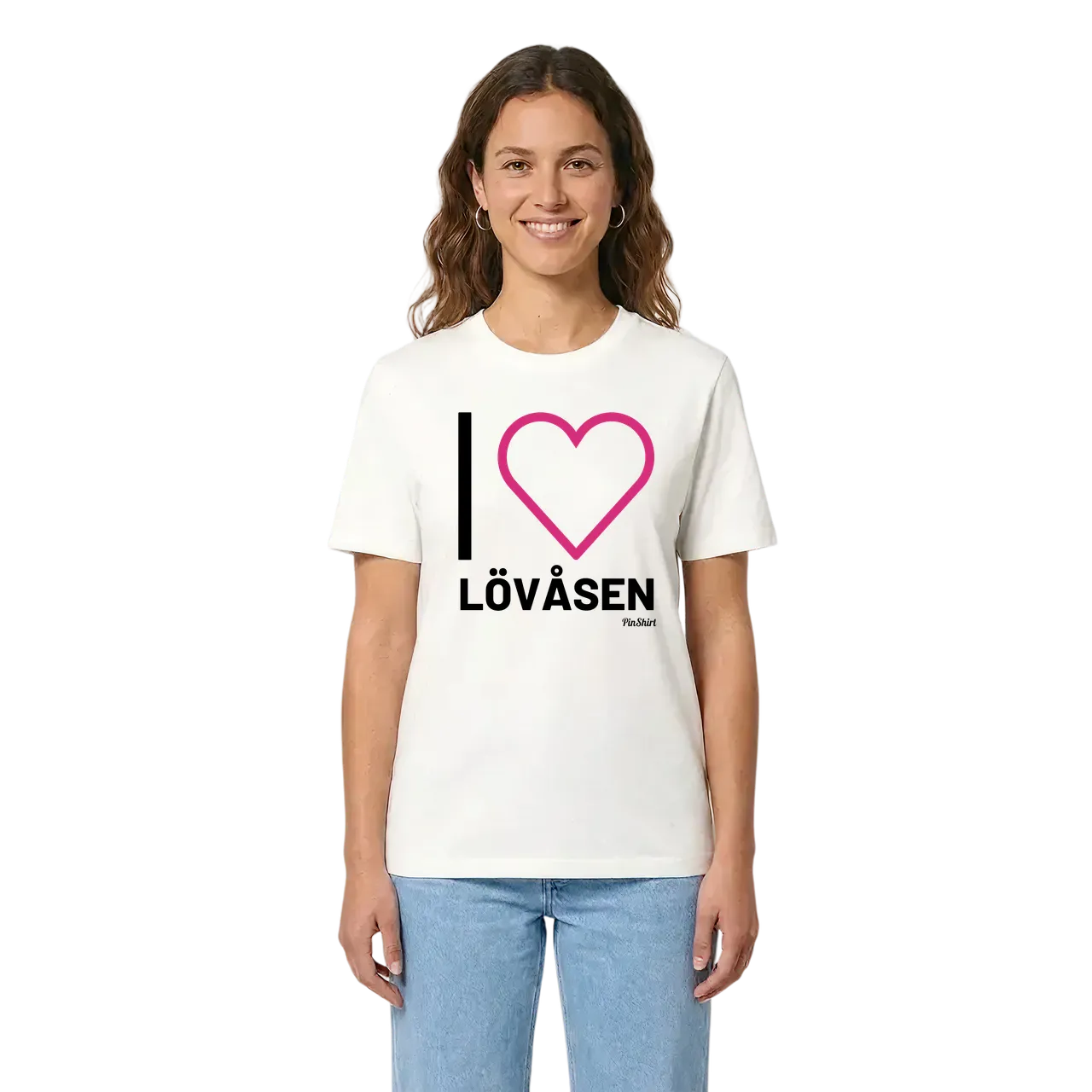 Jag älskar Lövåsen t-shirt stort tryck i miljö