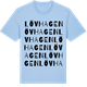 Blue Soul t-shirt med Lövhagen ordlek t-shirt