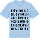Blue Soul t-shirt med Lövholmen ordlek t-shirt