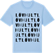 Blue Soul t-shirt med Lövhult ordlek t-shirt