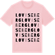 Pink Cotton t-shirt med Loviseberg ordlek t-shirt