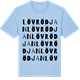 Blue Soul t-shirt med Lövrödjan ordlek t-shirt