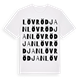 Lövrödjan ordlek t-shirt