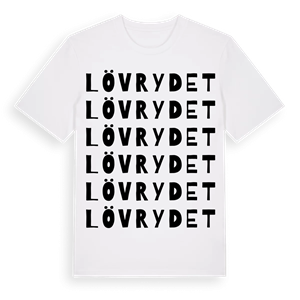 Lövrydet ordlek t-shirt – ekologisk bomull t-shirt från Pinshirt