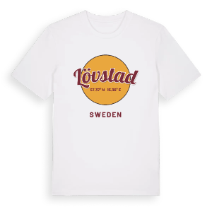 Lövstad cirkel t-shirt – ekologisk bomull t-shirt från Pinshirt