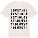 Vintage White t-shirt med Lövstad ordlek t-shirt