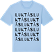 Blue Soul t-shirt med Luktås ordlek t-shirt