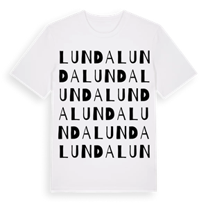 Lunda ordlek t-shirt – ekologisk bomull t-shirt från Pinshirt