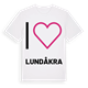 Jag älskar Lundåkra t-shirt stort tryck