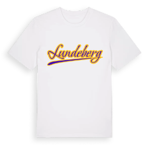 Lundeberg baseball t-shirt – ekologisk bomull t-shirt från Pinshirt