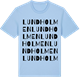 Blue Soul t-shirt med Lundholmen ordlek t-shirt