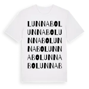 Lunnabo ordlek t-shirt – ekologisk bomull t-shirt från Pinshirt