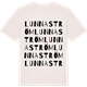 Vintage White t-shirt med Lunnaström ordlek t-shirt