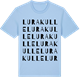 Blue Soul t-shirt med Lurakulle ordlek t-shirt
