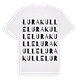 Lurakulle ordlek t-shirt