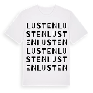 Lusten ordlek t-shirt – ekologisk bomull t-shirt från Pinshirt