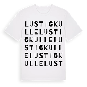 Lustigkulle ordlek t-shirt – ekologisk bomull t-shirt från Pinshirt