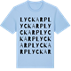 Blue Soul t-shirt med Lyckarp ordlek t-shirt