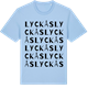 Blue Soul t-shirt med Lyckås ordlek t-shirt