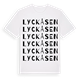 Lyckåsen ordlek t-shirt