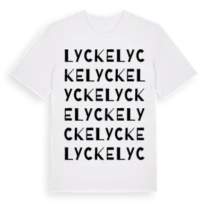 Lycke ordlek t-shirt – ekologisk bomull t-shirt från Pinshirt