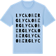 Blue Soul t-shirt med Lyckoberg ordlek t-shirt