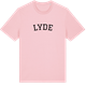 Pink Cotton t-shirt med Lyde böjd t-shirt
