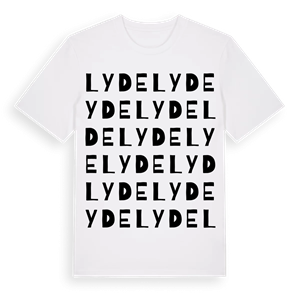 Lyde ordlek t-shirt – ekologisk bomull t-shirt från Pinshirt