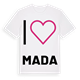 Jag älskar Mada t-shirt stort tryck