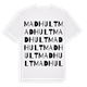 Madhult ordlek t-shirt