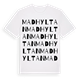 Madhyltan ordlek t-shirt