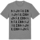 Mid Heather Gray t-shirt med Majmålen ordlek t-shirt