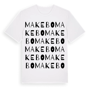 Makebo ordlek t-shirt – ekologisk bomull t-shirt från Pinshirt