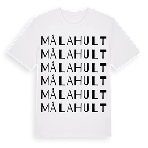 Målahult ordlek t-shirt – ekologisk bomull t-shirt från Pinshirt