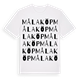 Målaköp ordlek t-shirt