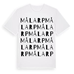 Målarp ordlek t-shirt – ekologisk bomull t-shirt från Pinshirt