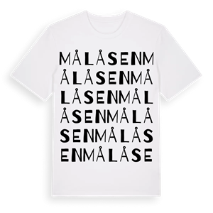 Målåsen ordlek t-shirt – ekologisk bomull t-shirt från Pinshirt