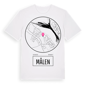 Målen t-shirt – ekologisk bomull t-shirt från Pinshirt