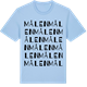 Blue Soul t-shirt med Målen ordlek t-shirt