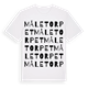 Måletorpet ordlek t-shirt