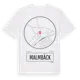 White t-shirt med Malmbäck t-shirt