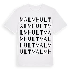 Malmhult ordlek t-shirt – ekologisk bomull t-shirt från Pinshirt
