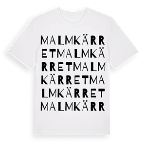 Malmkärret ordlek t-shirt – ekologisk bomull t-shirt från Pinshirt