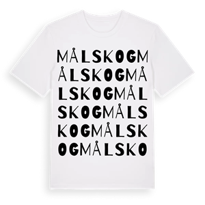 Målskog ordlek t-shirt – ekologisk bomull t-shirt från Pinshirt