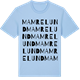 Blue Soul t-shirt med Mamrelund ordlek t-shirt