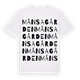 Månsagården ordlek t-shirt