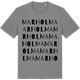 Mid Heather Gray t-shirt med Marholma ordlek t-shirt